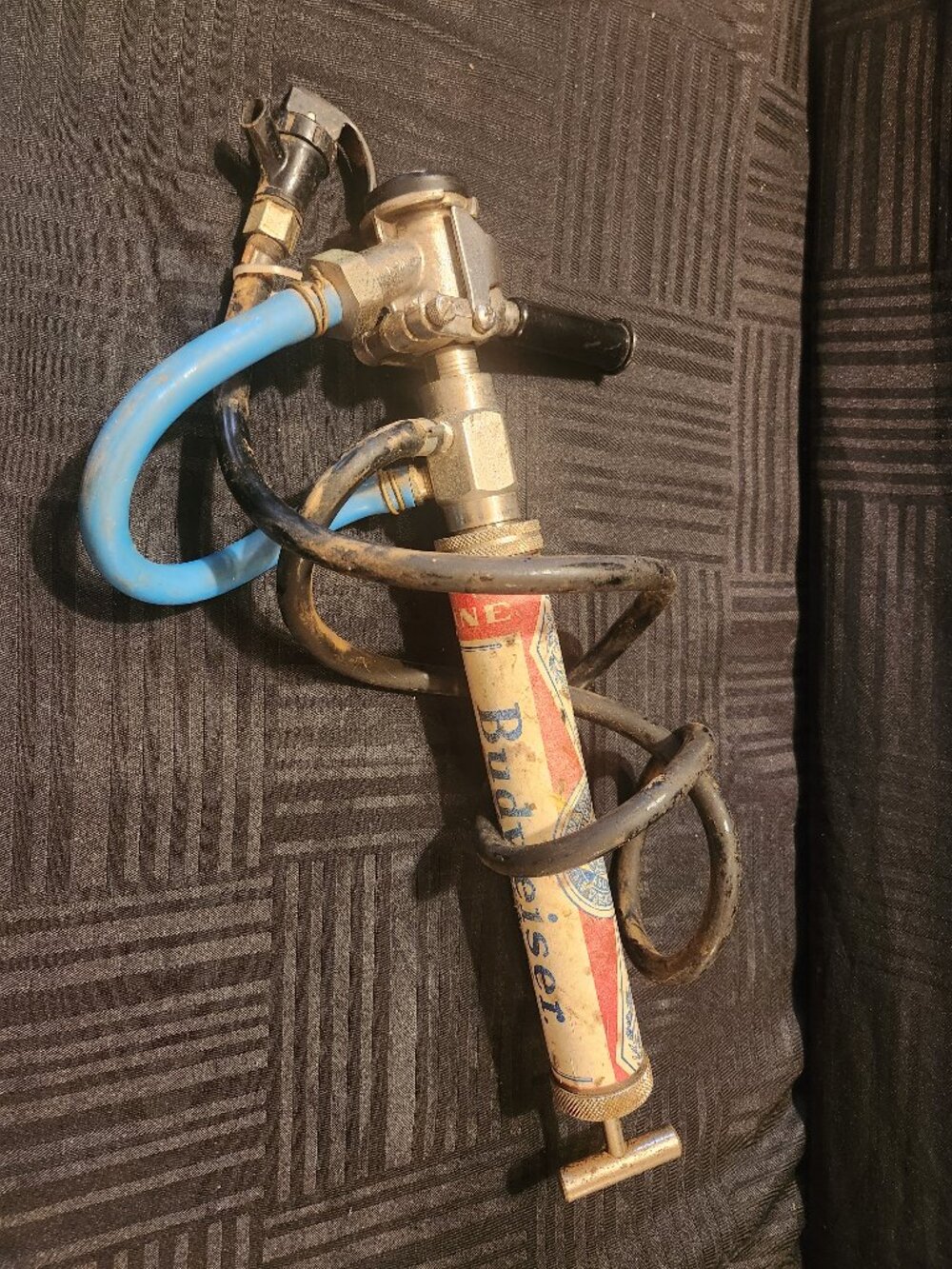 Vintage Budweiser Beer Tap Keg Pump Party Tap Coupler – Untested – Bar Decor